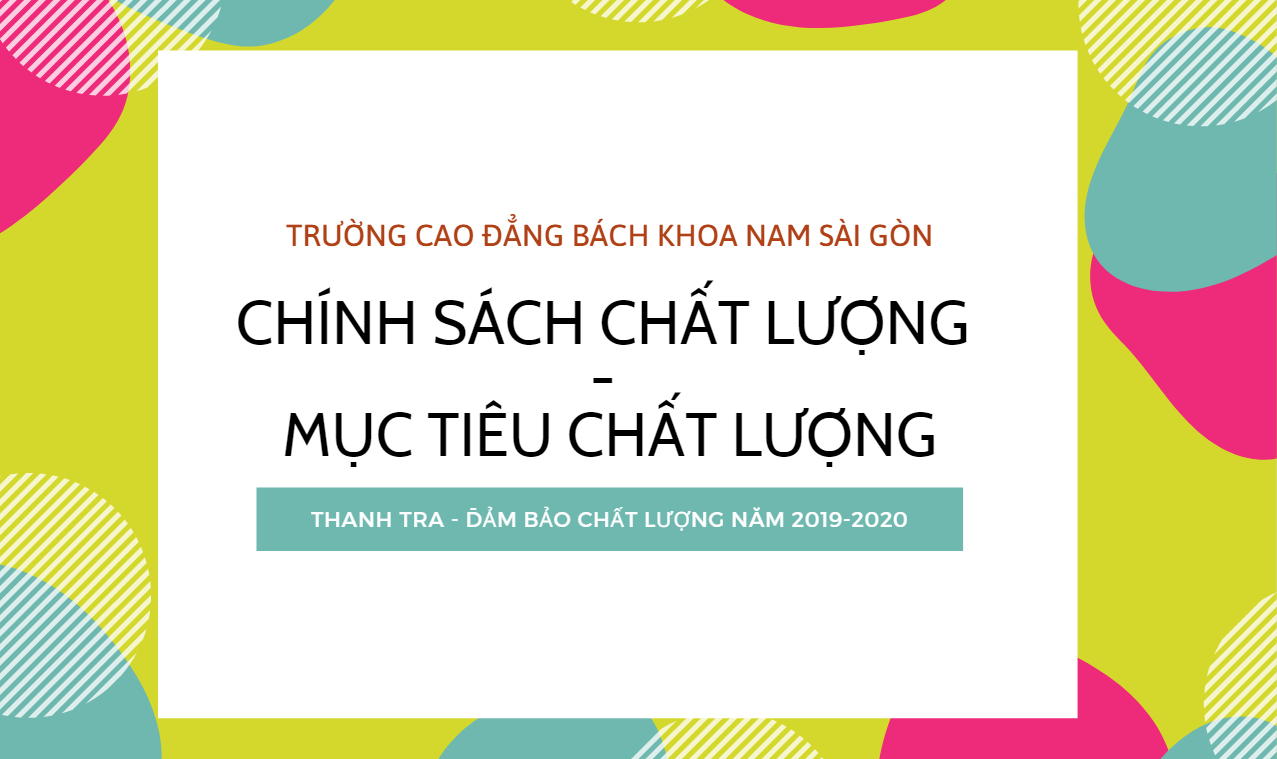 Chính sách chất lượng - Mục tiêu chất lượng742749