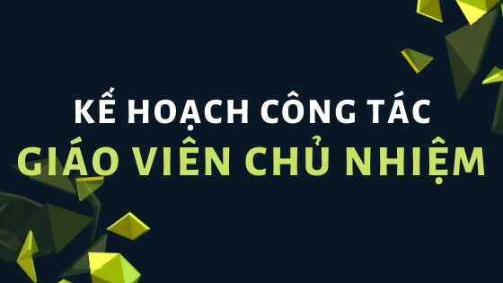 Công tác chủ nhiệm